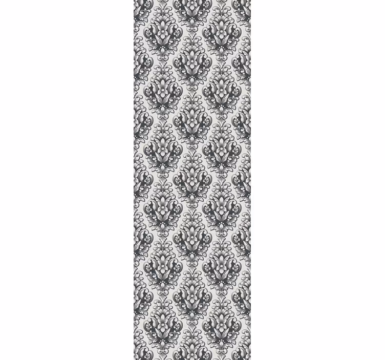 Papel tapiz barroco elegantes formas botánicas - TenVinilo