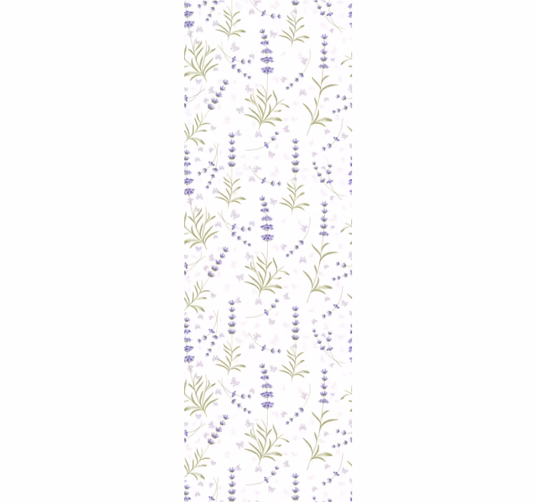 Papel pintado flores Planta de lavanda provenzal - TenVinilo