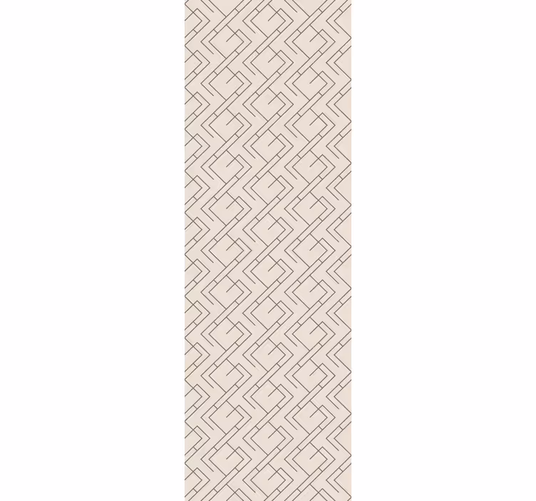 Papel tapiz geométrico patrón de líneas entrelazadas - TenVinilo