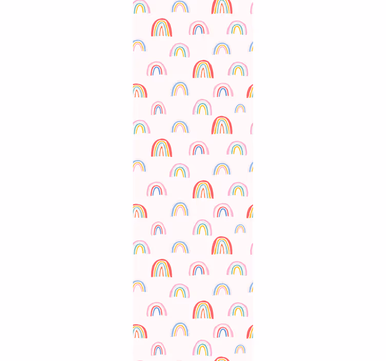 Papel pintado infantil Arcoiris de diferentes colores - TenVinilo