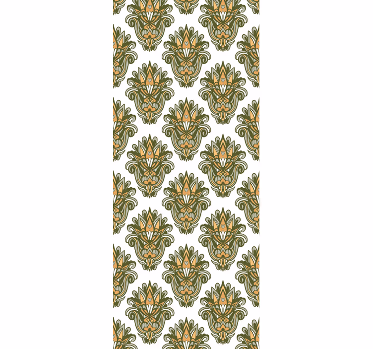 Papel tapiz floral estructura floral elegante - TenVinilo