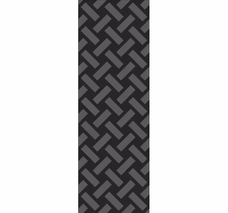 Papel pintado cuadros Patrón geométrico cuadrado negro - TenVinilo