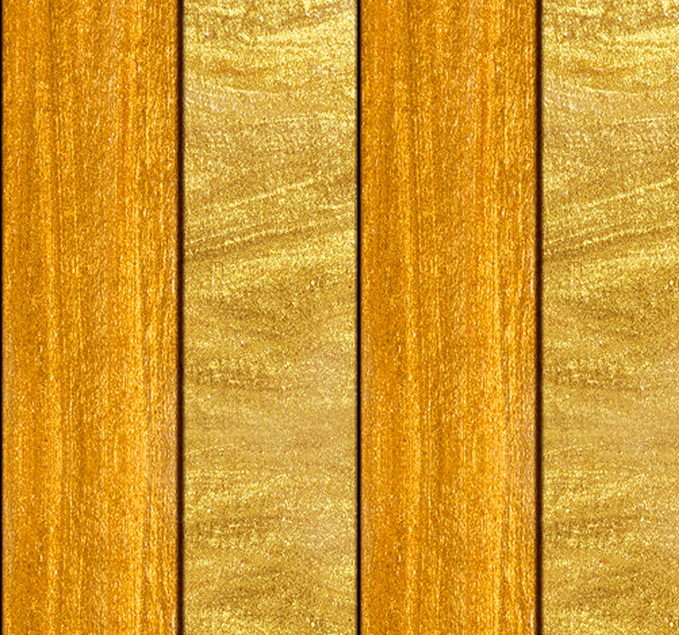Papel pintado madera tonos dorados - TenVinilo