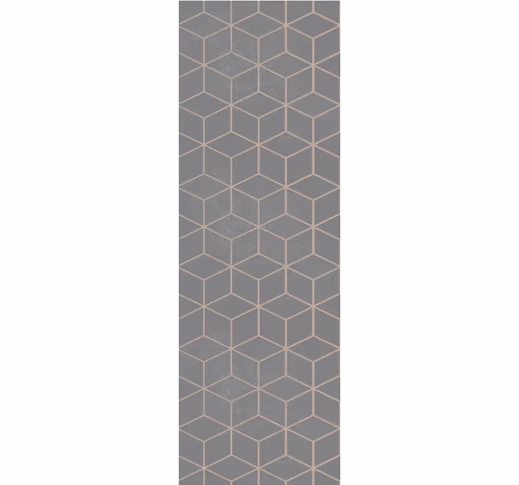 Papel tapiz geométrico estructura de cubo - TenVinilo