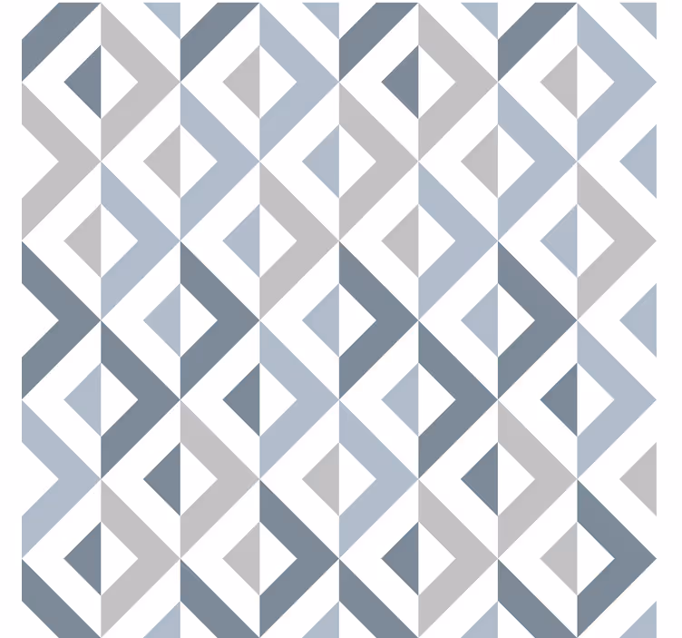 Papel pintado geométrico efecto textil - TenVinilo