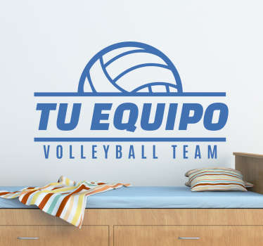 Pegatinas personalizables de volley
