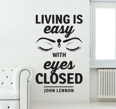 Vinilo decorativo living is easy