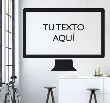 Vinilo pantalla ordenador personalizable