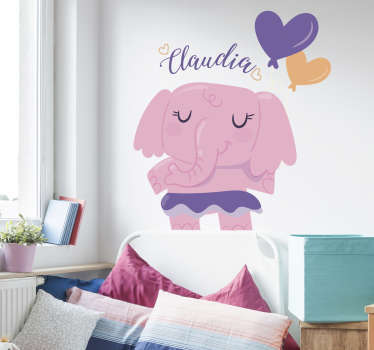Vinilo infantil elefante