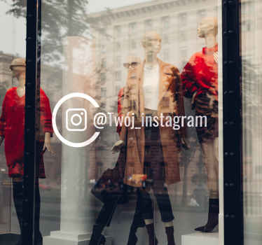 Vinilo para negocios instagram