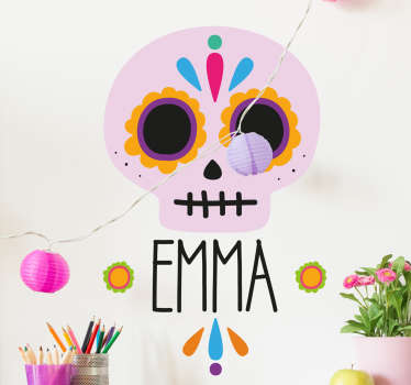 Vinilo personalizable calavera México