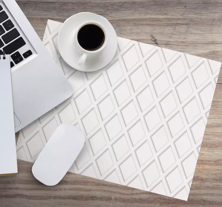 3d rombo hamptons patrón más alfombrillas de ratón - TenVinilo