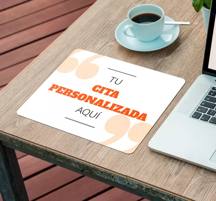 Alfombrilla ratón frases cita Personalizada"Nunca dejes de creer  - TenVinilo