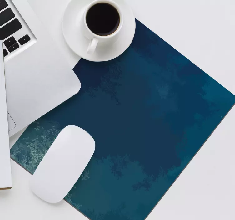 Alfombrilla ratón tonos azules - TenVinilo