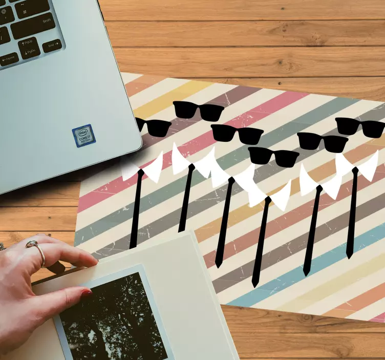 Lazos de película de acción más alfombrillas de ratón - TenVinilo