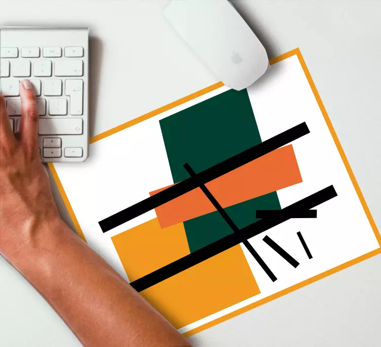 Mouse pad texturas formas geométricas abstractas - TenVinilo