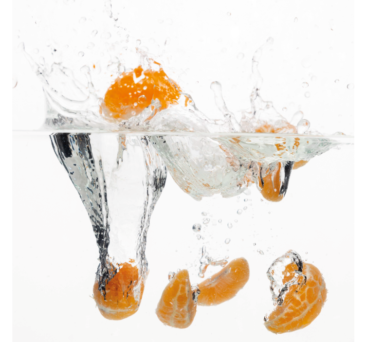 Persiana enrollable para cocina frutas en agua - TenVinilo