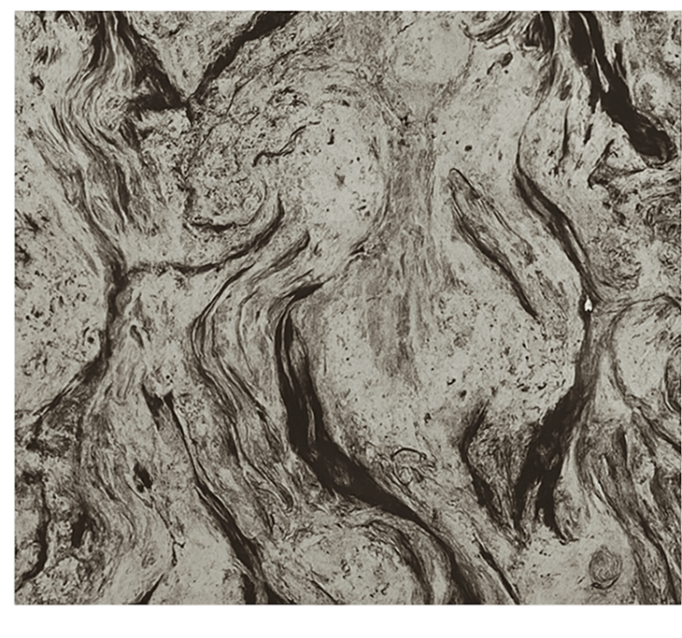 Persiana enrollable para baño textura de mármol oscuro - TenVinilo