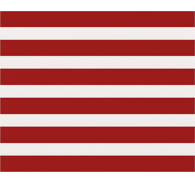 Persiana enrollable infantil rayas horizontales rojas - TenVinilo