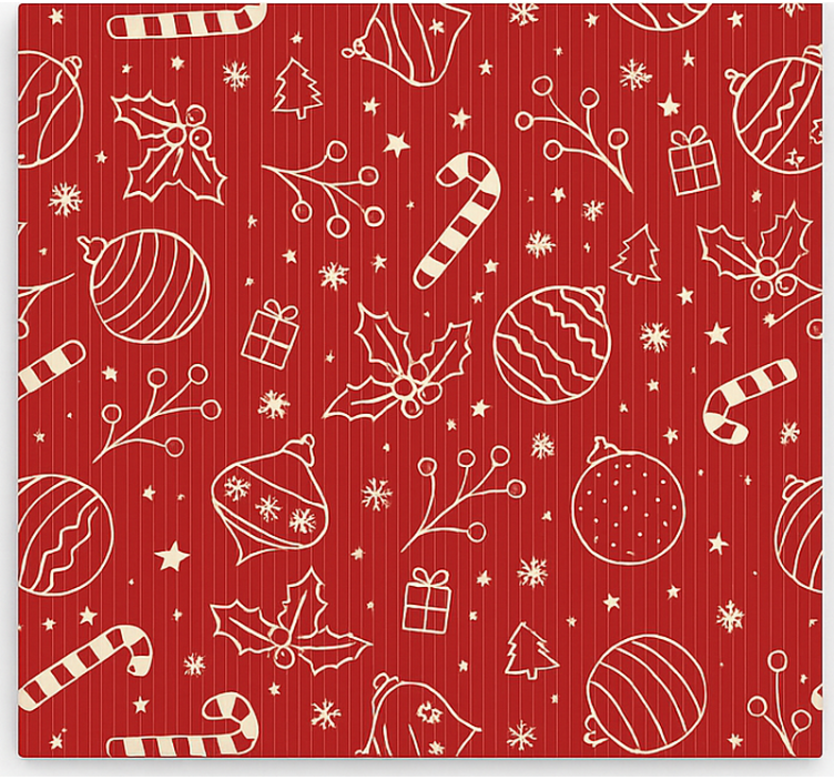 Persiana enrollable salón patrón de petirrojos - TenVinilo