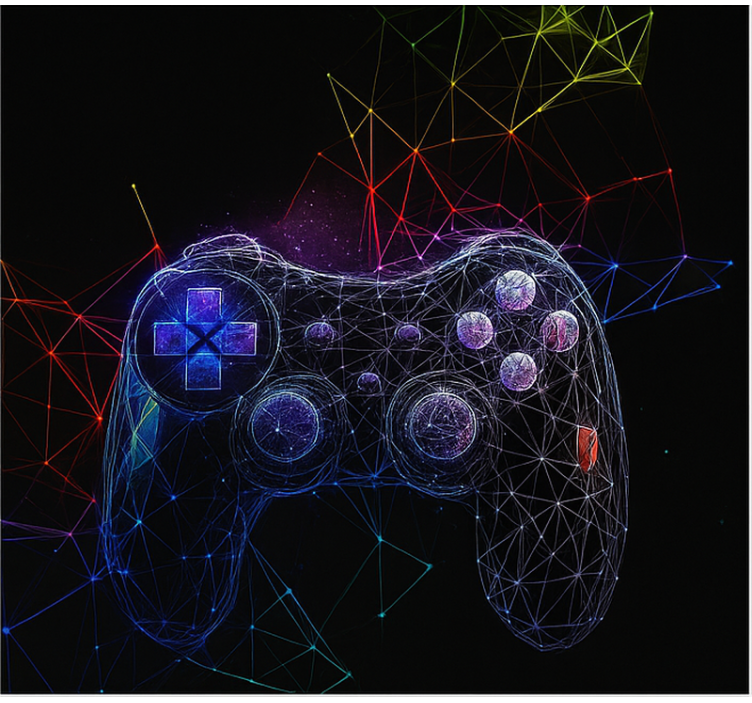 Persiana enrollable geek consola de juegos con adn - TenVinilo