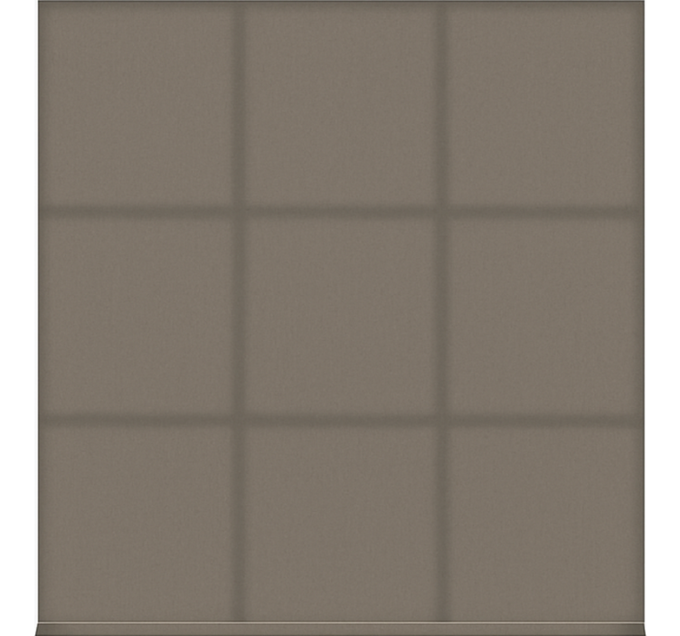 Persiana enrollable para comedor monocolor marrón frío - TenVinilo