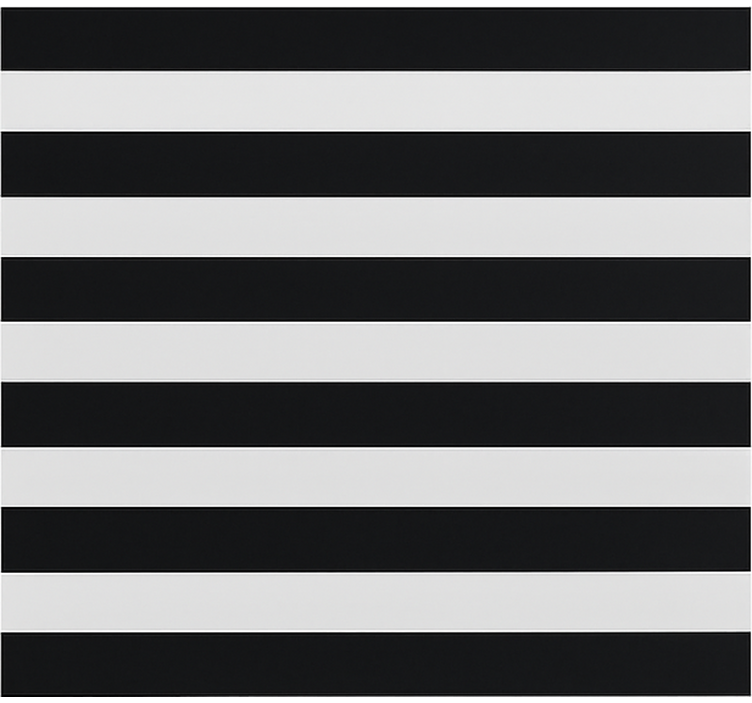 Persiana enrollable para comedor negro y transparente despojado - TenVinilo