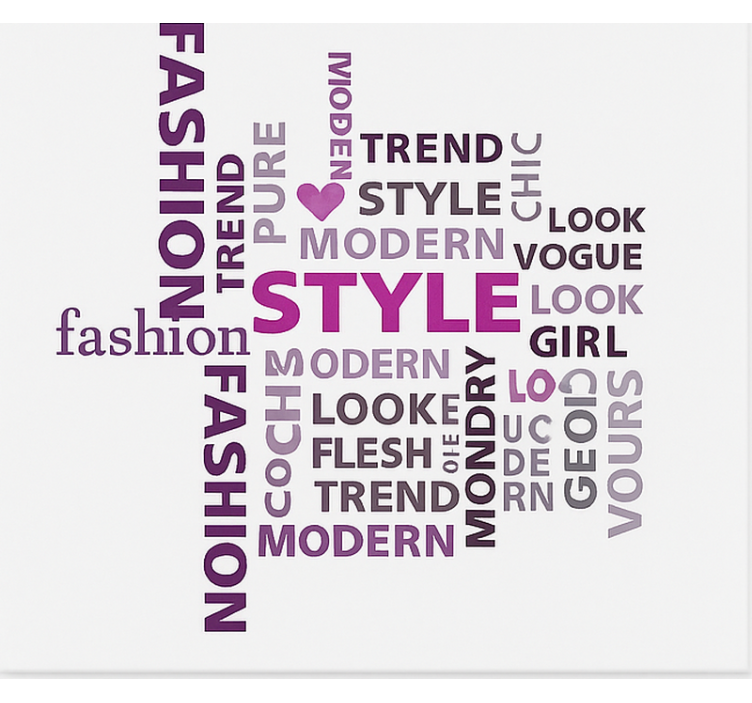 Persiana enrollable juvenil texto de belleza - TenVinilo