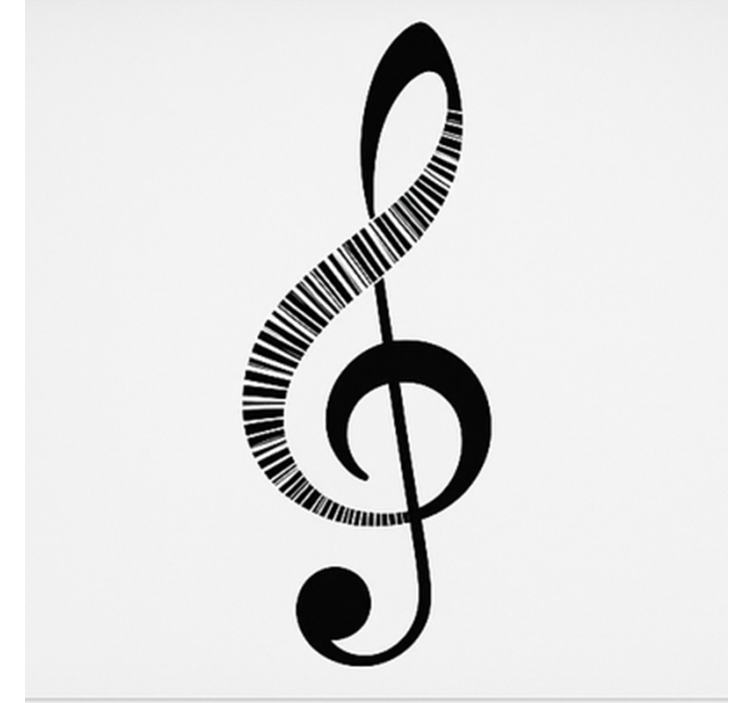 Persiana enrollable juvenil nota musical - TenVinilo