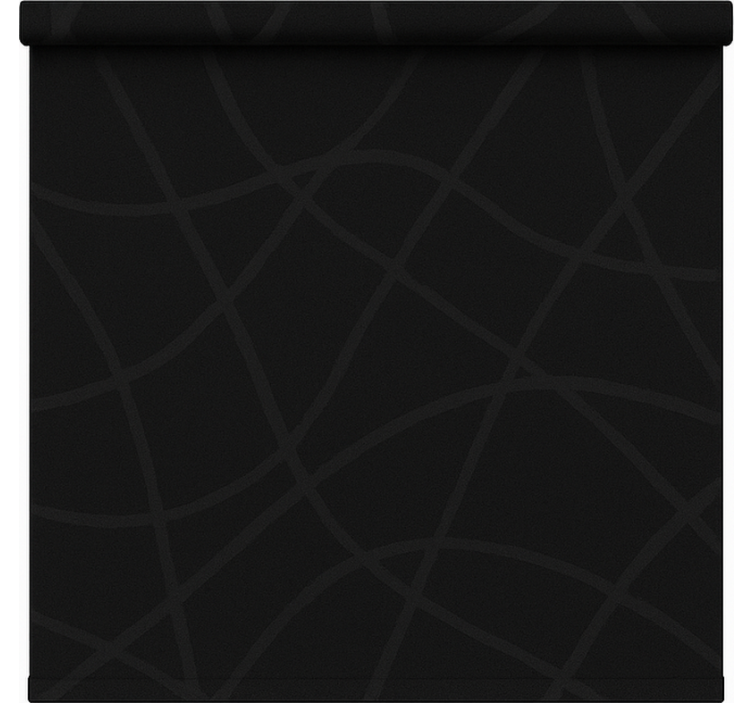 Persiana enrollable oficina negro suave - TenVinilo