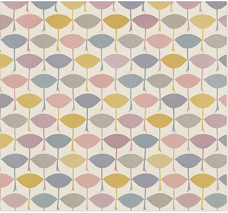 Persiana enrollable nórdico colibríes coloridos - TenVinilo