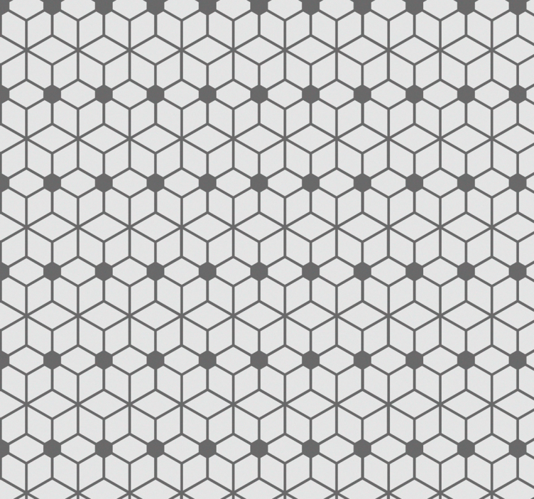 Persiana enrollable para baño diseño de azulejos hexagonales - TenVinilo