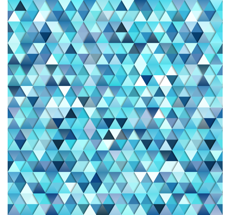 Persiana enrollable para baño patrón mosaico triangular - TenVinilo