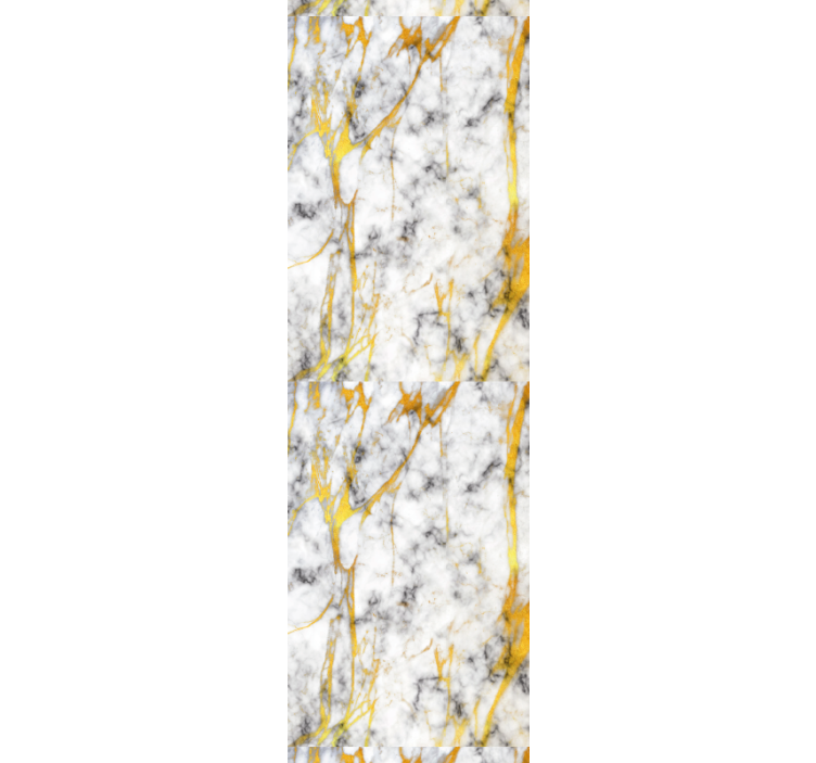Persiana enrollable para baño mármol gris y dorado elegante - TenVinilo