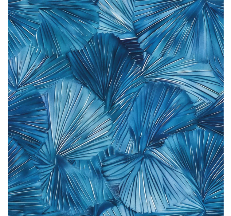 Persiana enrollable moderno puntos visuales azules - TenVinilo