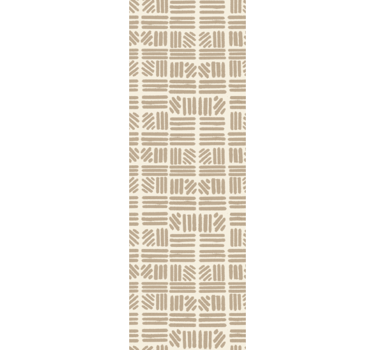 Persiana enrollable moderno patrones de líneas geométricas - TenVinilo