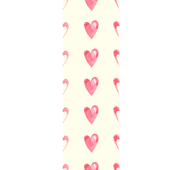 Persiana enrollable moderno corazones desperdiciados - TenVinilo