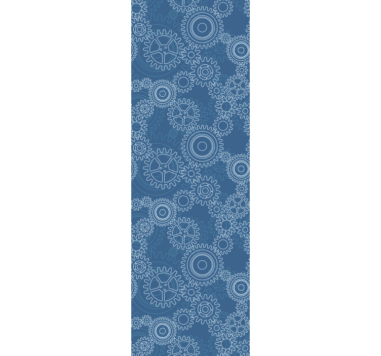 Persiana enrollable moderno patrón de cadenas 3d - TenVinilo