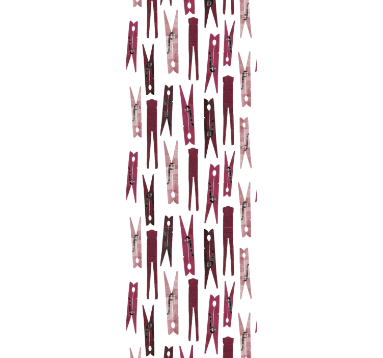 Persiana enrollable moderno patrón de pinzas de lavandería - TenVinilo