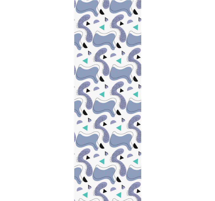 Persiana enrollable moderno modelo memphis con fondo blanco - TenVinilo