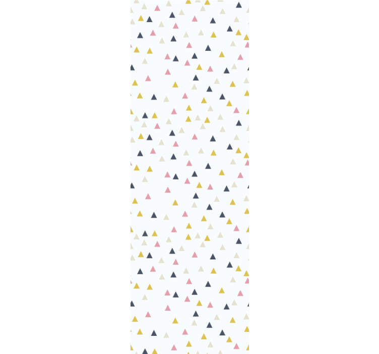 Persiana enrollable moderno patrón triángulos minimalista - TenVinilo