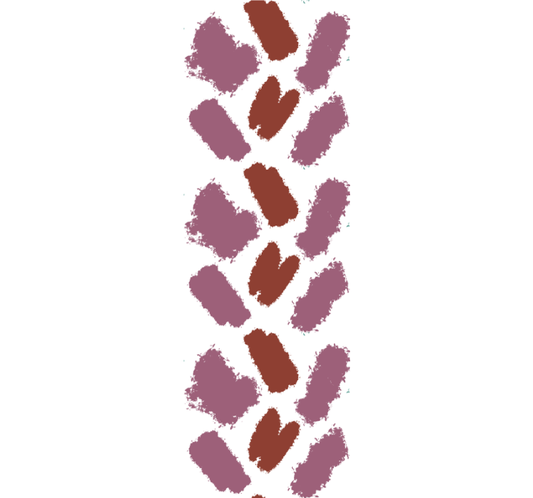 Persiana enrollable moderno salpicadura rosa y roja - TenVinilo