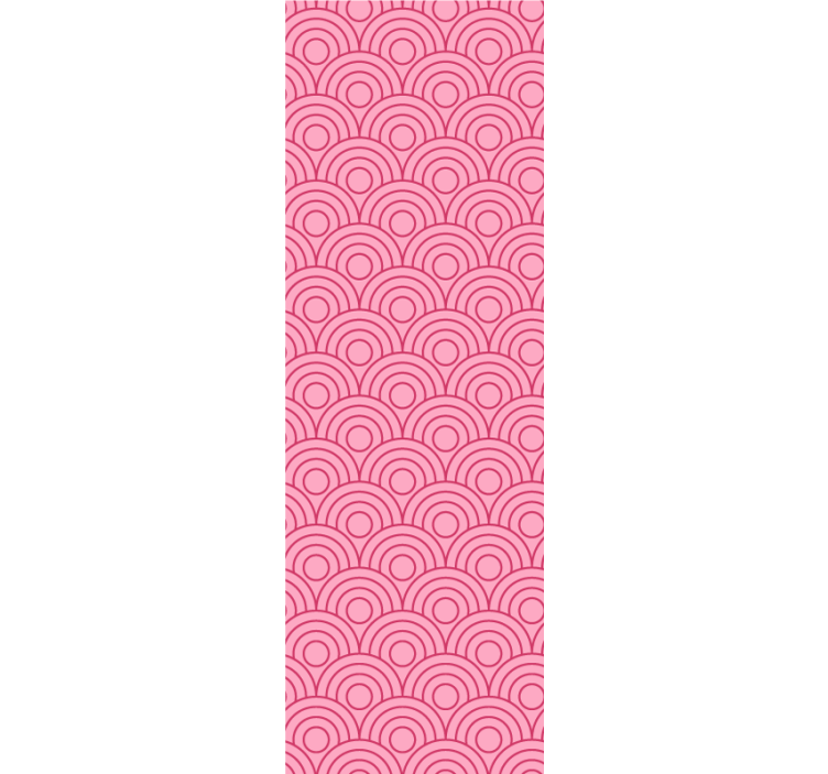 Persiana enrollable moderno forma rosa claro y oscuro - TenVinilo