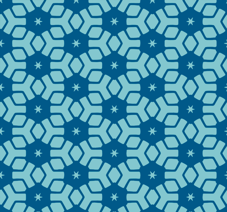 Persiana enrollable para baño azulejos azules - TenVinilo