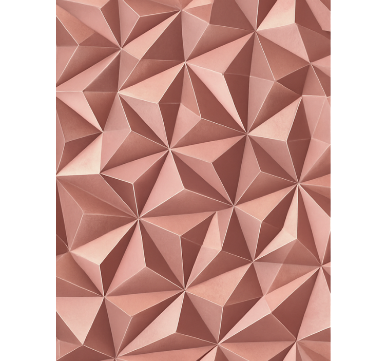 Persiana enrollable rosa foil geométrico abstracto rosa oro - TenVinilo