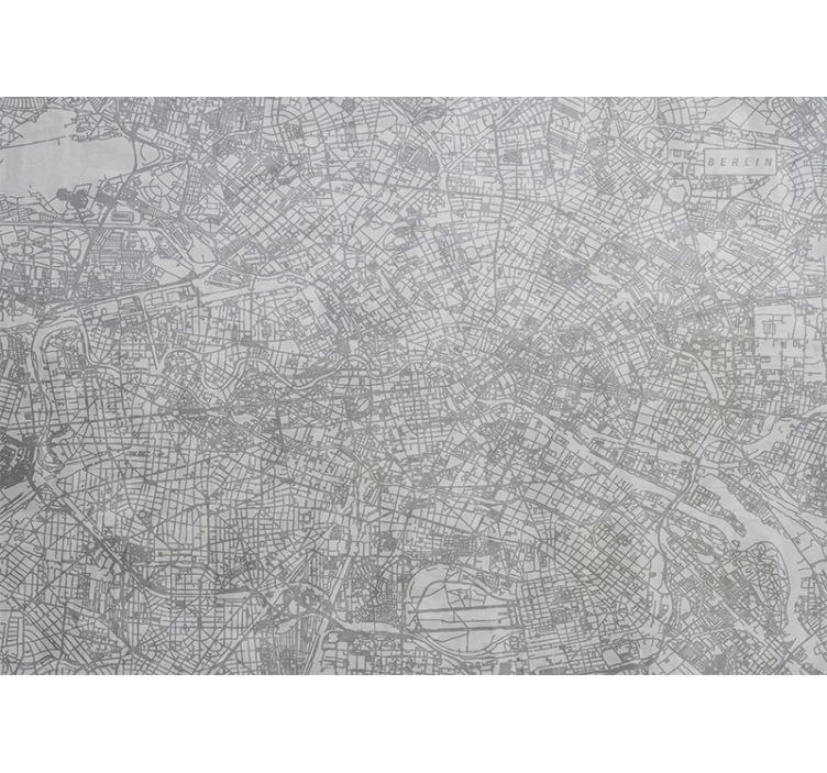 Persiana enrollable para cocina mapa de berlín - TenVinilo