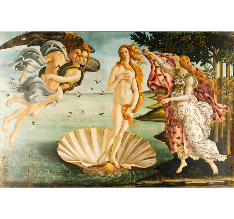 Persiana enrollable salón el nacimiento de venus - TenVinilo