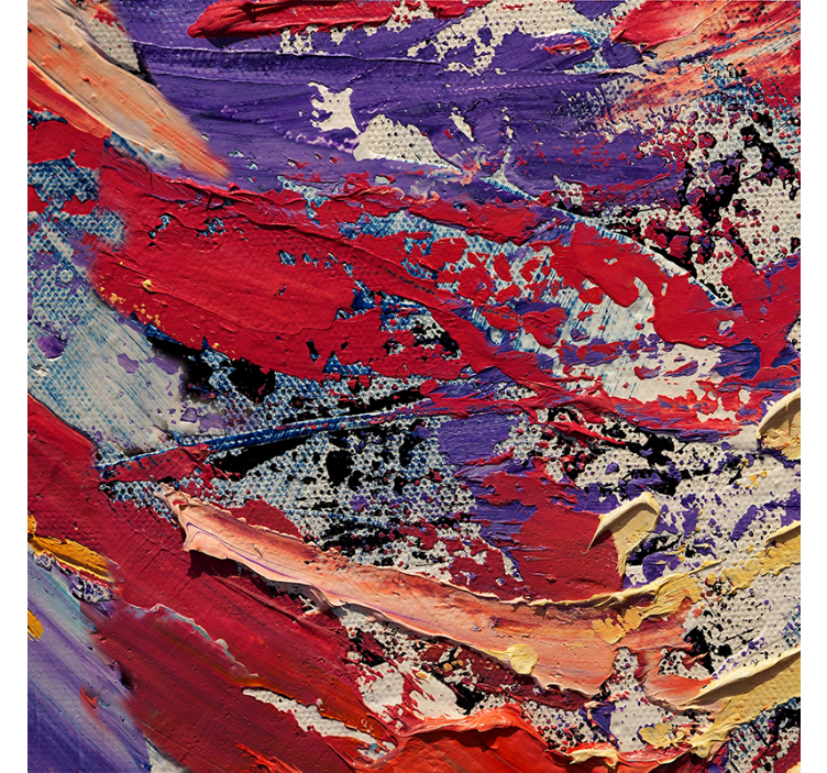 Persiana enrollable salón pintura salpicada - TenVinilo