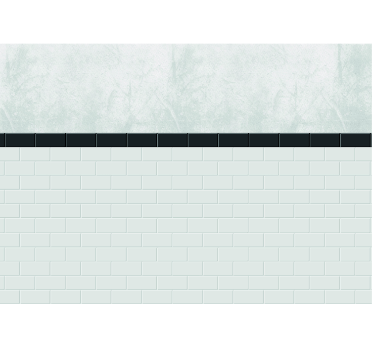 Persiana enrollable blanca azulejos blancos - TenVinilo