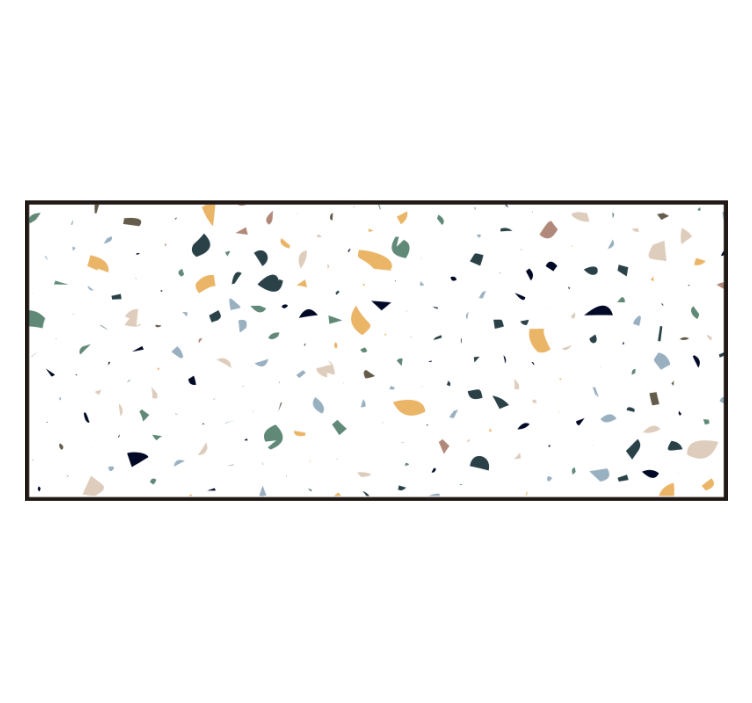 Persiana enrollable blanca terrazzo blanco - TenVinilo